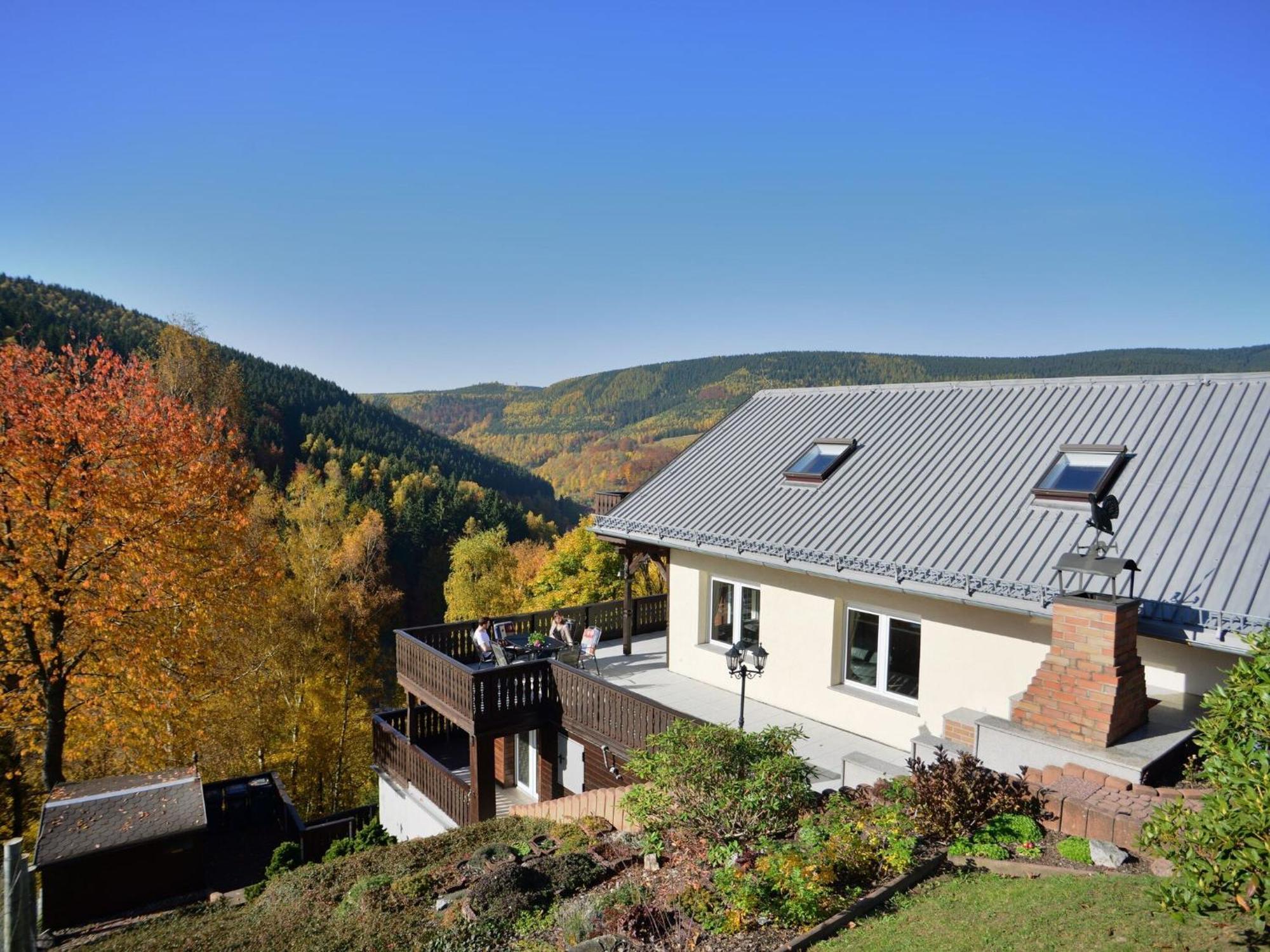 Majestic Holiday Home With Jacuzzi Unterschönau Zewnętrze zdjęcie